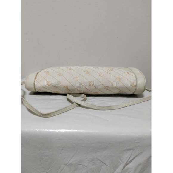 Etienne Aigner Vintage 80s Signature Crossbody Strap Shoulder Clutch Bag White - Picture 7 of 14